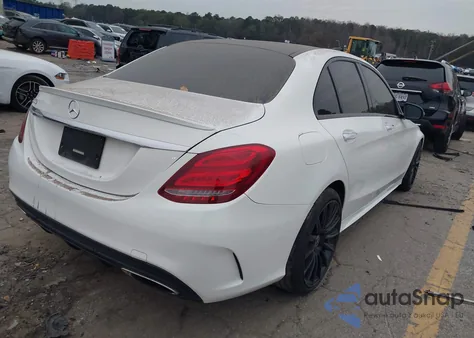 2017 Mercedes-Benz C 300 Sport from USA, damaged, VIN 55SWF4JB3HU214508
